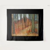 Piet Mondriaan, hout met beukenbomen Wandkleed (Voorkant (horizontaal))