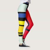 Piet Mondriaan inspireerde Abstracte Leggings (Rechts)