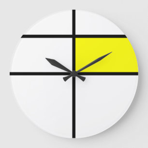Piet Mondriaan ontwerp: geel Grote Klok