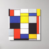 PIET MONDRIAAN - Samenstelling A 1923 Canvas Afdruk (Voorkant)