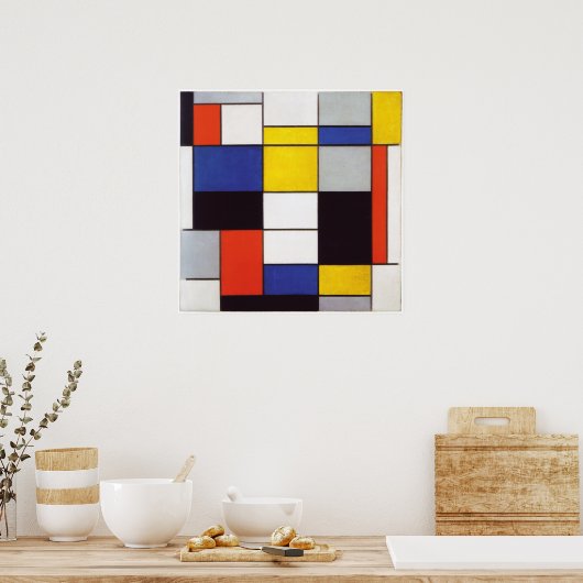 PIET MONDRIAAN - Samenstelling A 1923 Poster (Keuken)