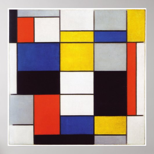 PIET MONDRIAAN - Samenstelling A 1923 Poster (Voorkant)