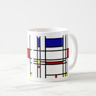 Piet Mondriaan, "Samenstelling" Koffiemok