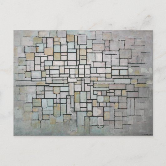 PIET MONDRIAAN - Samenstelling nr. 11 1913 Briefkaart (Voorkant)