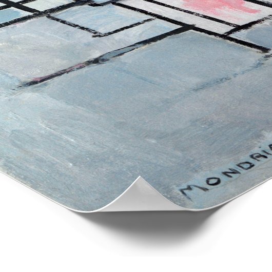 Piet Mondriaan Samenstelling nr. IV Poster (Hoek)