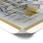 Piet Mondriaan- stilstaand leven met gember Pot II Poster (Hoek)