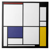 Piet Mondriaan, Tableau 1 Tegeltje (Voorkant)