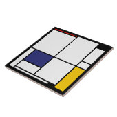 Piet Mondriaan, Tableau 1 Tegeltje (Zijkant)
