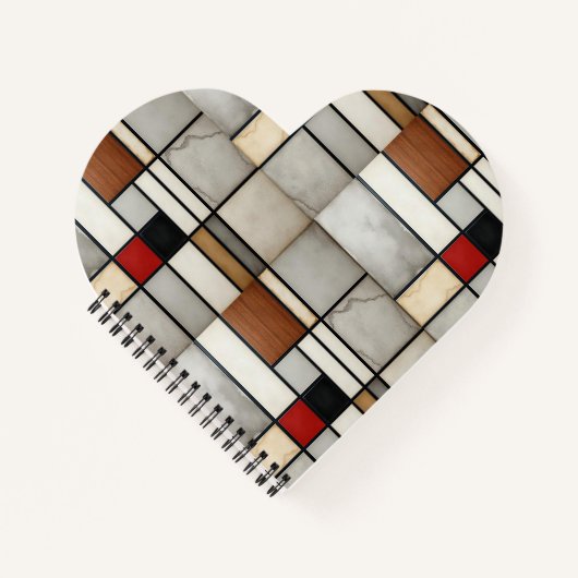 Piet Mondriaan Vintage Notitieboek (Voorkant)