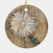 Piet Mondriaan's Chrysant - Tijdloze elegantie Keramisch Ornament (Achterkant)