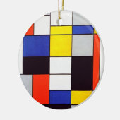 Piet Mondriaan's Compositie A Keramisch Ornament (Links)