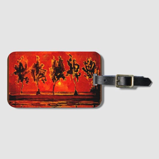 Piet Mondriaanse kunst, Trees van de Geine bij Moo Bagagelabel (Voorkant (horizontaal))