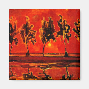 Piet Mondriaanse kunst, Trees van de Geine bij Moo Magneet