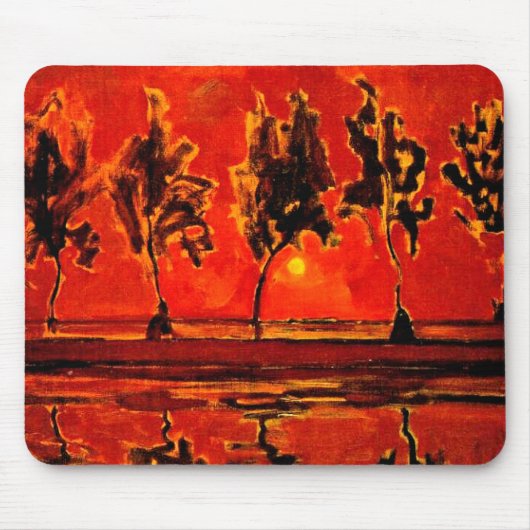 Piet Mondriaanse kunst, Trees van de Geine bij Moo Muismat (Voorkant)