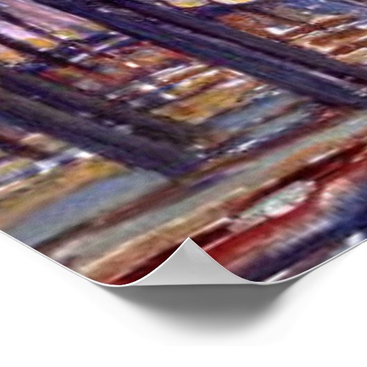 Piet Mondriaanse schilderij, Forest Poster (Hoek)