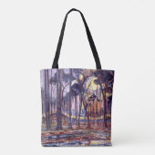 Piet Mondriaanse schilderij, Forest Tote Bag (Achterkant)