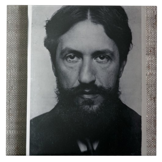 Piet Mondrian (1872-1944), c.1910 (foto) Tegeltje (Voorkant)