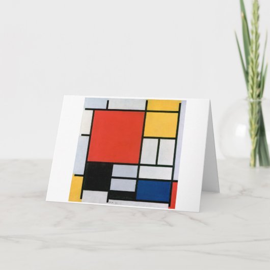 Piet Mondrian Abstract (Voorkant)