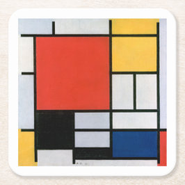 Piet Mondrian Abstract Kartonnen Onderzetters