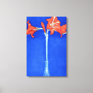 Piet Mondrian - Amaryllis Fine Art Flower Painting Canvas Afdruk