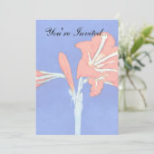 Piet Mondrian - Amaryllis Fine Art Flower Painting Kaart (Staand voorkant)