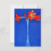 Piet Mondrian Amaryllis Save The Date (Voorkant)