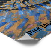 Piet Mondrian Apple Tree Pointillist versie Poster (Hoek)