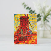 Piet Mondrian art, Mill in Sunlight, 1908 Briefkaart (Staand voorkant)