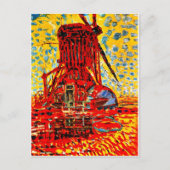 Piet Mondrian art, Mill in Sunlight, 1908 Briefkaart (Voorkant)