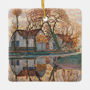 Piet Mondrian - Boerderij Near Duivendrecht Keramisch Ornament
