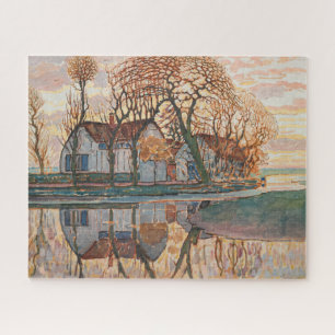 Piet Mondrian - Boerderij Near Duivendrecht Legpuzzel
