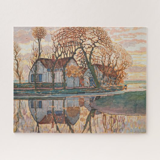 Piet Mondrian - Boerderij Near Duivendrecht Legpuzzel (Horizontaal)