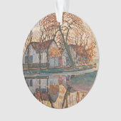 Piet Mondrian - Boerderij Near Duivendrecht Ornament (voorkant)