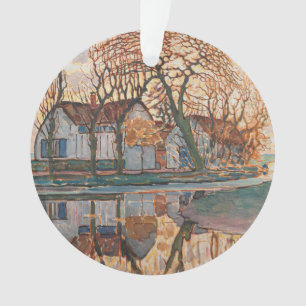 Piet Mondrian - Boerderij Near Duivendrecht Ornament