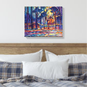 Piet Mondrian - Bossen nabij Oele Fine Art Paintin Canvas Afdruk (Insitu (Slaapkamer))