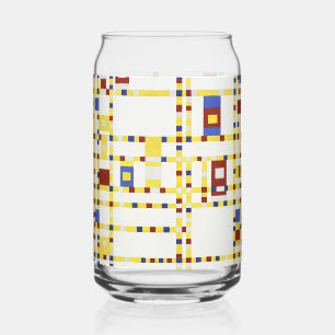 Piet Mondrian Broadway Boogie Woogie Abstracte Kun Blikvorm Glas