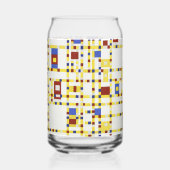 Piet Mondrian Broadway Boogie Woogie Abstracte Kun Blikvorm Glas (Rechts)