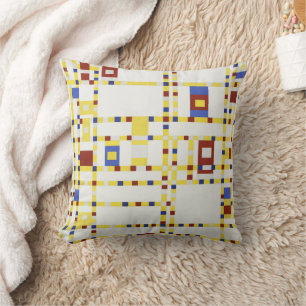 Piet Mondrian Broadway Boogie Woogie Abstracte Kun Kussen