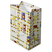 Piet Mondrian Broadway Boogie Woogie Abstracte Kun Medium Cadeauzakje (Achterkant Gekanteld)