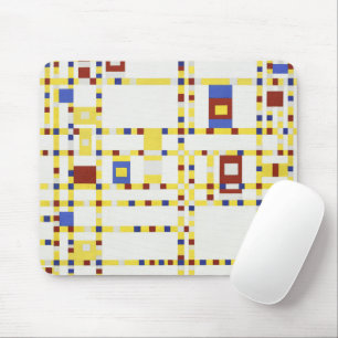 Piet Mondrian Broadway Boogie Woogie Abstracte Kun Muismat