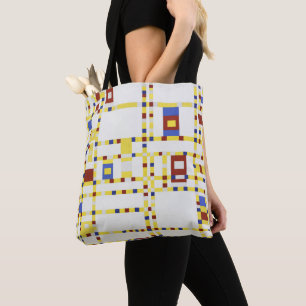 Piet Mondrian Broadway Boogie Woogie Abstracte Kun Tote Bag