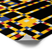 Piet Mondrian - Broadway Boogie Woogie Moderne Kun Poster (Hoek)