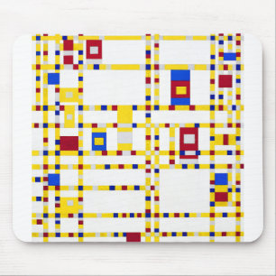 Piet Mondrian Broadway Boogie Woogie Muismat