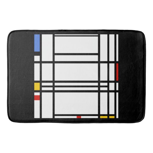 Piet Mondrian, Compositie 10 Badmat (Voorkant)