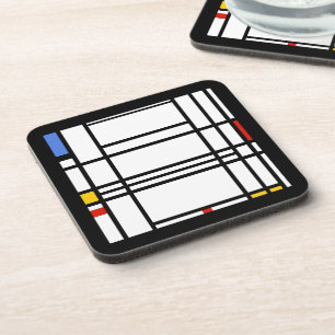 Piet Mondrian, Compositie 10 Bier Onderzetter