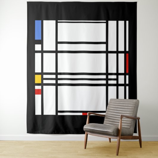 Piet Mondrian, Compositie 10 Wandkleed (In situ)