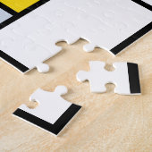 Piet Mondrian Compositie A - Abstracte Moderne Kun Legpuzzel (Zijkant)