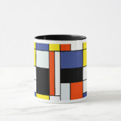 Piet Mondrian Compositie A - Abstracte Moderne Kun Mok (Midden)