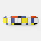 Piet Mondrian Compositie A - Abstracte Moderne Kun Skateboard (Horizontaal)