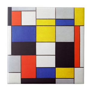 Piet Mondrian Compositie A Keramische Tegels Tegeltje